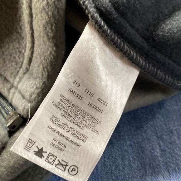 Columbia Men's Fleece‎ Zip-Up Vest Green Black XL - Picture 14 of 15